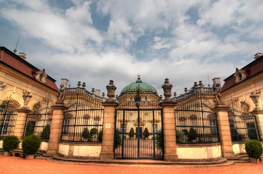 Buchlovice castle was built in style of Italian baroque at 1707,  probably by architect Domenico Martinelli. Buchlovice castle is situated about 10 km to the west of Uherske Hradiste in south-east Moravia, Czech Republic. Its history is closely connected