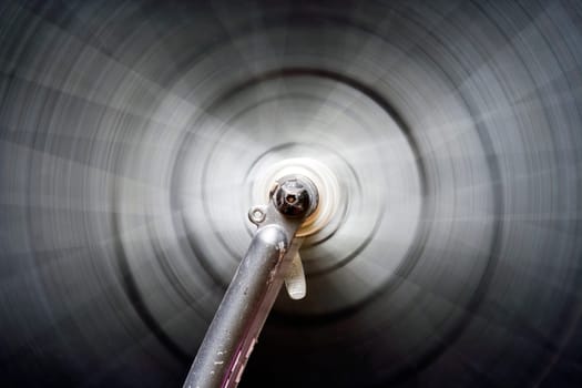 Abstract image of the rotating wheel