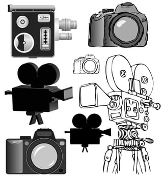 illustration photographic technique - photo equipment
