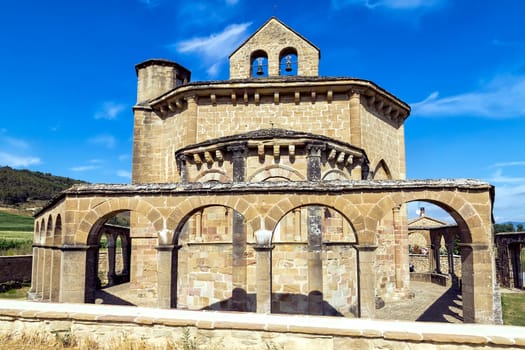 Ermita de Santa Maria de Eunate on the Road to Santiago de Compostela