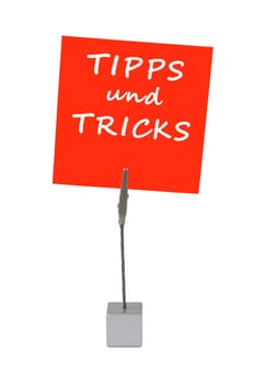 Note holders and notepads: tips and tricks