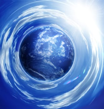 Earth in space