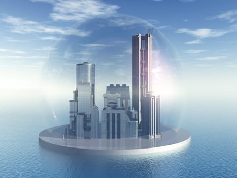 City in the sea