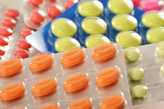 Composition with variety of drug pills