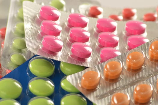 Composition with variety of drug pills