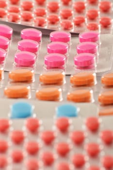 Composition with variety of drug pills