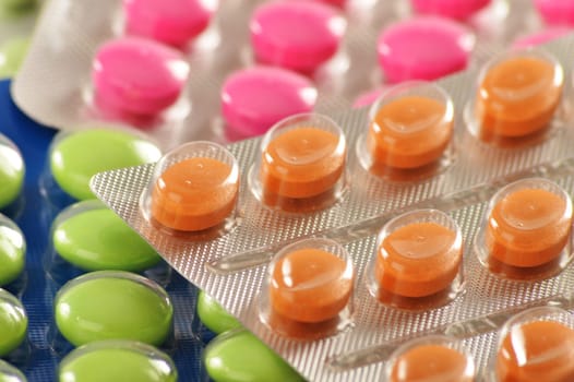 Composition with variety of drug pills