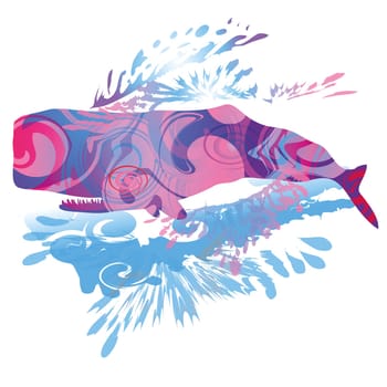 Shadow blobs Sperm whale
