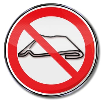 Do not fold prohibition signs