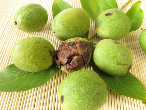 Green walnuts
