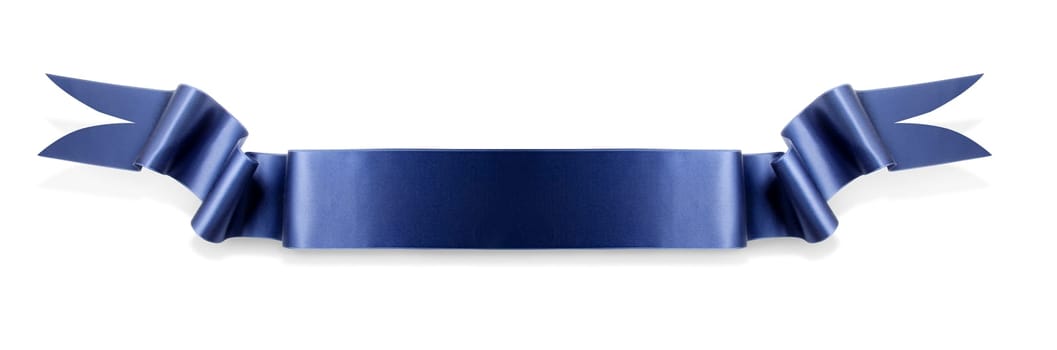 Blue ribbon banner