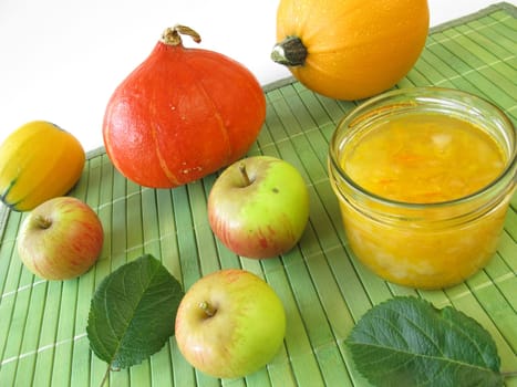 Pumpkin and apple jam