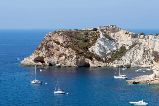 photo taken along the coast of Ponza