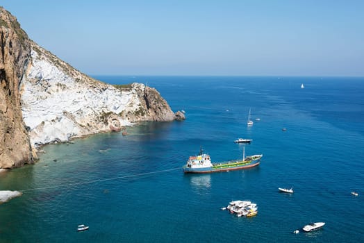 photo taken along the coast of Ponza