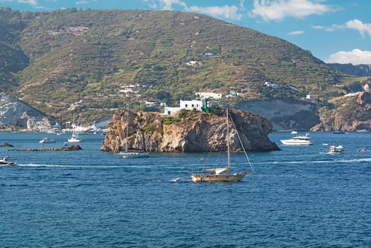 photo taken along the coast of Ponza