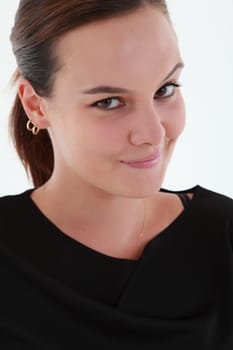 Close up portrait of Young beautiful woman
