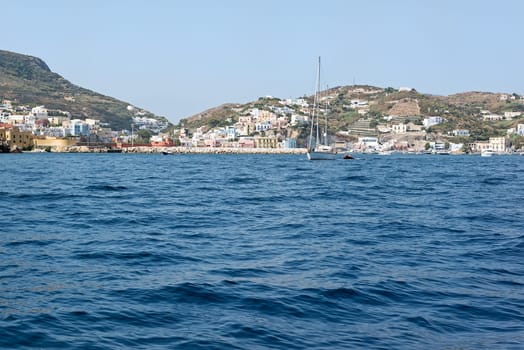 photo taken along the coasts Ponza