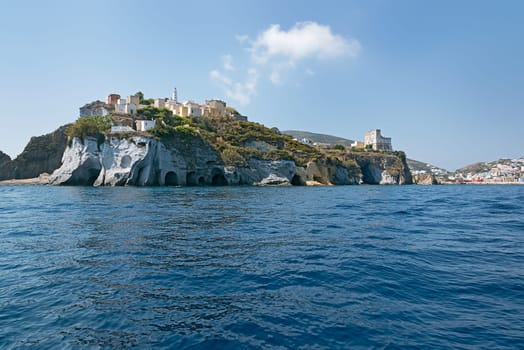 photo taken along the coasts Ponza