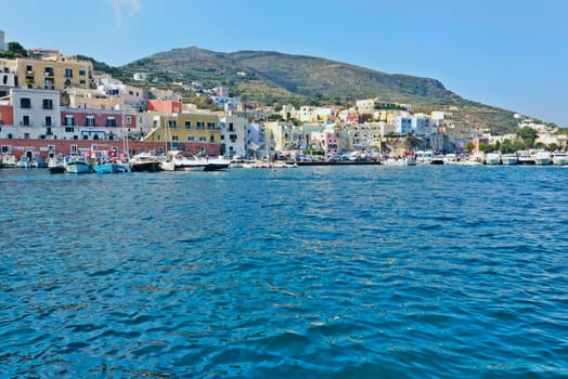 photo taken along the coasts Ponza