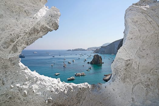 photo taken along the coasts Ponza