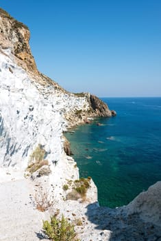 photo taken along the coasts Ponza