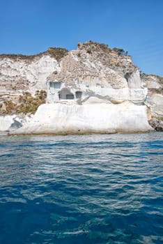 photo taken along the coasts Ponza