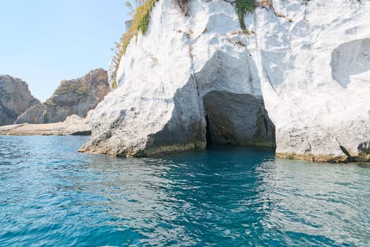 photo taken along the coasts Ponza