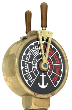 Vintage ship's telegraph