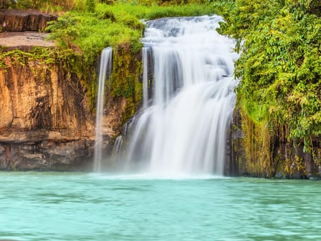 Beautiful Dry Sap waterfall in Vietnam.