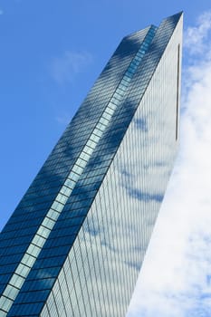 Back Bay John Hancock building in Boston, Massachusetts - USA