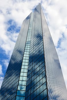 Back Bay John Hancock building in Boston, Massachusetts - USA