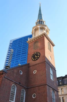 The Old South Meeting House in Boston, Massachusetts - USA