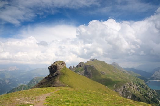 Dolomites, Sasso di Cappello and neighbourhood