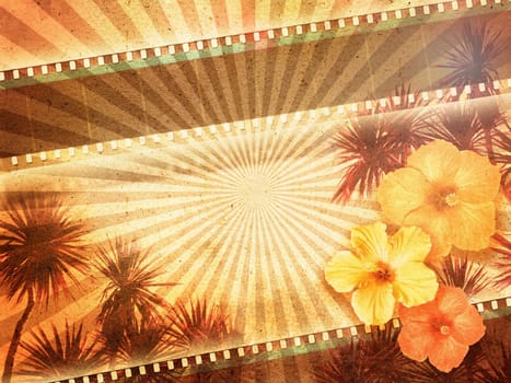 tropical vintage background