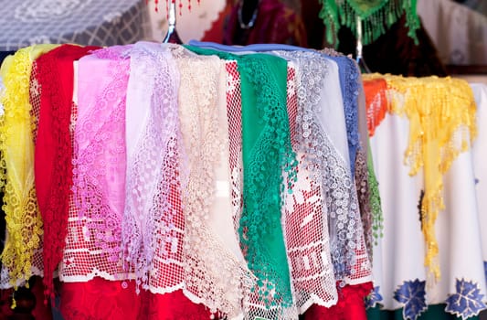 Burano lace scarf