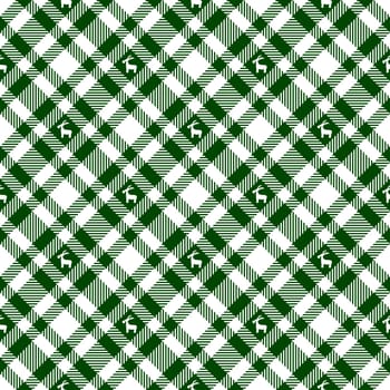 Reindeer on Plaid Tablecloths Pattern - Endless