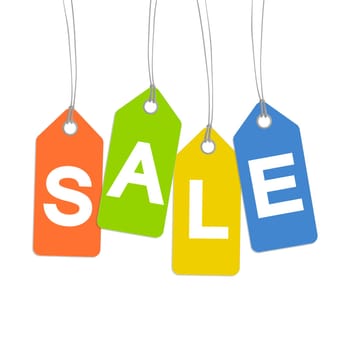 4 colorful pendants with SALE