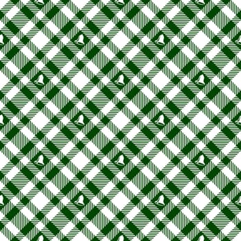 Christmas Bell on Plaid Tablecloths Pattern - Endless