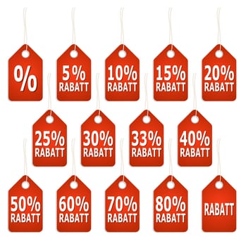 red pendants with discount
