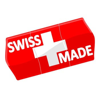 Price tag "SWISS MADE"""