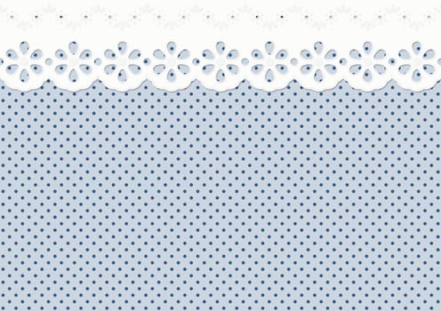 Festoon/Embellishment on Dot Pattern - Endless