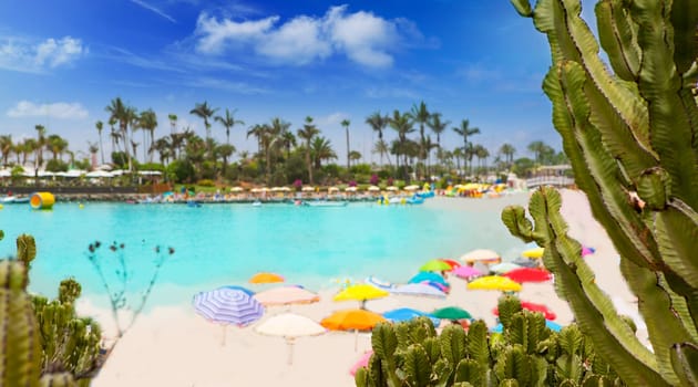 Anfi del Mar Anfidelmar beach in Gran Canaria Canary Islands