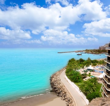 Anfi del Mar Anfidelmar beach in Gran Canaria Canary Islands