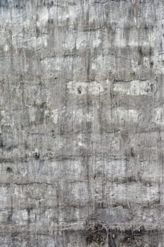 The high detailed rough white brick wall