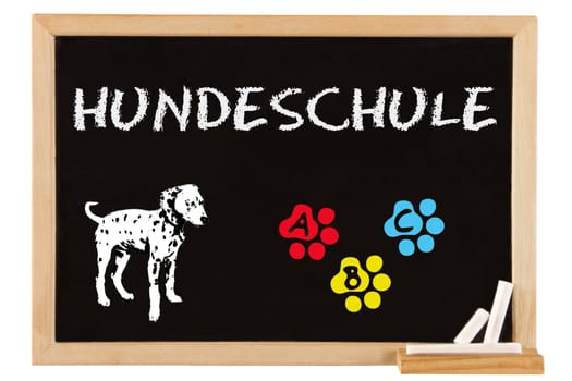 Concept - Dog School - Collage - Shield Dog School