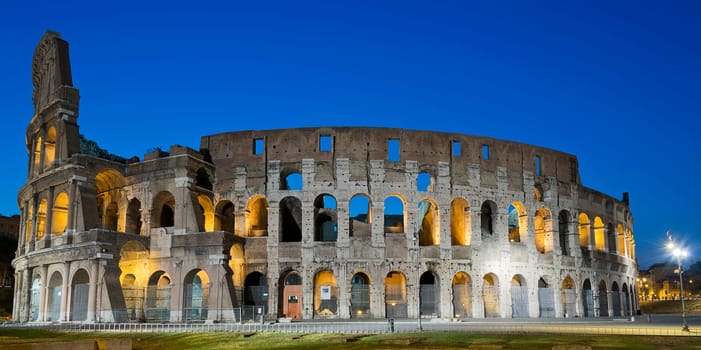 beautiful night image of the eternal city