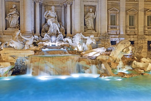 beautiful night image of the eternal city