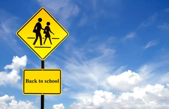 school sign zone