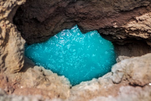 Lanzarote Los hervideros like boiling water caves in canary Islands