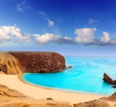 Lanzarote El Papagayo Playa Beach in Canary Islands
